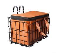Trottinette électrique avant ou arrière - Panier pratique pour ranger vos courses et plus encore (sac intérieur jaune)