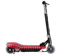 vidaXL Trottinette électrique avec LED 120 W Rouge Rouge G