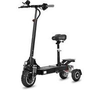 Trottinette électrique avec siège pour senior tout terrain off road 3 roues Hikerboys sans siège noir