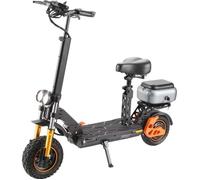 Trottinette électrique avec siège Twofish v5max - 1000W -Autonomie 45km -45km/h -Pneu 11 pouces-Trottinette pour Adulte et Pliable