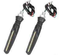Trottinette électrique blanche pour clignotant drl jaune 2 pièces