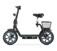 Trottinette électrique BOGIST M5 Elite avec siège, pneus de 14 pouces, batterie 500 W, 48 V, 13 Ah Noir