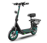 Trottinette électrique Bogist M5 Pro avec panier de rangement, roues gonflables, amortisseur avant, 500W, 48V, 15Ah, 12 pouces, nouvelle mise à niveau