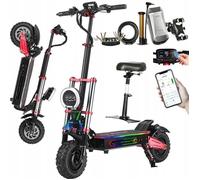 Trottinette électrique BOYUEDA S5 - Double moteurs 6000W - Vitesse 85km/h - batterie 60V 38Ah - autonomie 120KM écran intelligent