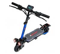 Trottinette Électrique EMANBA X6 PRO - Moteur 1200W*2 Batterie 48V21AH 10 Pneus Freins à Disque Avant Et Arrières - Bleu