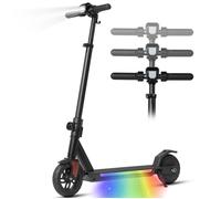 Trottinette Électrique Enfant 6-12 Ans 150W, 6.9 kg, Hauteur Réglable & Pliable, Noir, Idéale pour Enfants et Adolescents