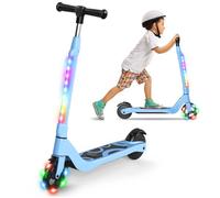 Trottinette électrique enfant âge 6-10-14 Ans Seul 5.5 kg Hauteur ajustable Cadeau pour Enfant et Ados Bleu