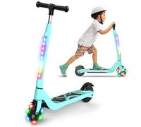 Trottinette électrique enfant âge 6-10-14 Ans Seul 5.5 kg Hauteur ajustable Cadeau pour Enfant et Ados Vert