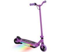 Trottinette électrique pour enfants - AIYAPLAY - vitesse maximale 10 km/h, lumières LED colorées - métal et PP - 76x46x93cm - violet