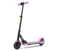 Trottinette électrique enfant iScooter K4, haut-parleur Bluetooth, effets lumineux LED - rose