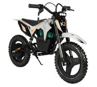 Trottinette électrique Enfant K2-Argent-14''-500W-36V5.2 Ah-Max 80 kg-3 Vitesses-15/25/35KM/H-20 km-Amortisseurs-Pour 8-12 ans