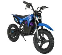Trottinette électrique Enfant K2-Bleu-14''-500W-36V5.2 Ah-Max 80 kg-3 Vitesses-15/25/35KM/H-20 km-Amortisseurs-Pour 8-12 ans