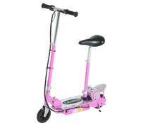 Trottinette Électrique Enfant Pliable 120w 10 Km/h Max. Hauteur Guidon Et Selle Réglable Pink TU