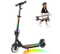 Trottinette Électrique Enfant Pliable - Iscooter Ik3max - 3 Vitesses - Autonomie 13km - Hauteur Réglable - Moteur 200w - Led Multicolores - 6-14 Ans