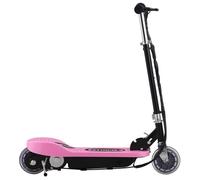 Trottinette électrique enfant - vidaXL - 120 W - Rose - Vitesse 12 km/h - Capacité 50 kg - Pliable - Guidon réglable