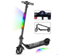 Trottinette électrique Enfants F602 - Pliable - Vitesse 12km/h - Autonomie 5-7km - Écran LED - Lumière Avant - Cadeau idéal - Noir