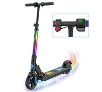 Trottinette Électrique enfants Pour Cadeau EVERCROSS ev06C Bleu,Vitesse Hauteur Réglables,150W,LED Multicolores,6-12 Ans