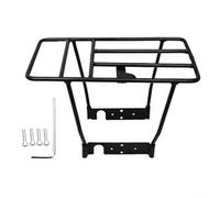 Trottinette électrique étagère arrière de rangement pour Xiaomi M365/PRO - 27 x 15 x 17 cm en fer, kit de montage antirouille noir