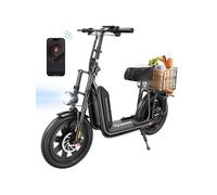 Trottinette électrique iScooter F7 avec siège-50 km-1000W-3 vitesses-45 km/h-48 V 10,4 Ah- Panier amovible-Modèles tout-terrain et urbains