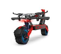 Trottinette électrique Gokeep F5, 52V 20Ah, 1000W, 55 km/h, double suspension, noir-rouge