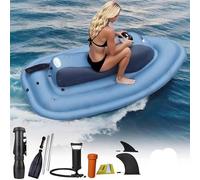 Trottinette électrique gonflable 2 en 1 jet ski et sous-marin pliable équipée d'un moteur brushless de 500 W 130 minutes, parfait pour les adultes et pour la plongée sous-marine et la natation