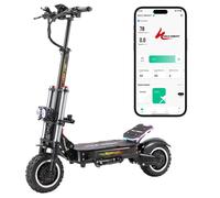 Trottinette Électrique Halo Knight T107 Pro 11'' Pneu de Route 3000W * 2 Double Moteur 60V 38.4Ah Batterie 80km de Portée