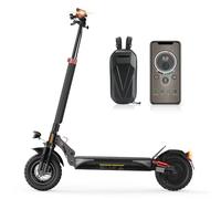 Trottinette électrique homologuée sur Route, pneus pneumatiques Tout-Terrain de 10 Pouces avec Double système d'amortissement des Chocs, Batterie 12,5 Ah, portée 60-70 km, Tableau de Bord LCD