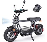 Trottinette Électrique Iscooter Dx5 - Autonomie De 72 Km - Quatre Vitesses - 48 V - 15,6 Ah - Panier Amovible - 1 500 W - Modèle Tout-Terrain Et Urbain