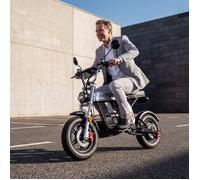 Trottinette électrique iScooter DX5 Pro - avec siège et panier - 2000 W - Batterie 52 V 18 Ah - Autonomie de 90 à 100 km