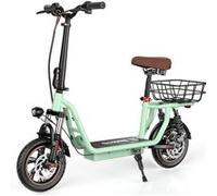 Trottinette électrique i12,autonomie de 35km, 500W, double suspension, pliable, pratique pour les déplacements