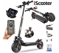 Trottinette Electrique ISCOOTER iX4 800W 10"" avec APP 48V 15 Ah Vitesse maxi 45km/h Autonomie Maxi 45 Km Puissante pour Adulte