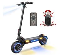 Trottinette Electrique ISCOOTER iX7pro 1000W*2 48V17.5Ah Autonomie 80km Pneus 10 Pouces 150 kg Avec Écran LCD et Sac