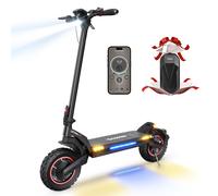 Trottinette Electrique Iscooter Ix7pro 1000w*2 48v17.5ah Autonomie 80km Pneus 10 Pouces 150 Kg Avec Écran Lcd Et Sac