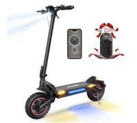 Trottinette Electrique IScooter SC-T7 Autonomie 80km 2000W 48V17.5Ah Pneus 10 Pouces 150 kg Avec Écran LCD et Sac