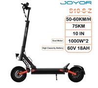Trottinette Électrique -JOYOR S10-S-Z - Moteur 2*1000W - Max 75km - Max55km/h - 60V 18Ah - Pneu 10"" -Système de freins à disque