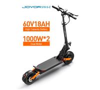 Trottinette électrique-JOYOR S10-S-Z-pliable,moteurs 1000W*2,batterie 60V 18Ah,pneus 10"",autonomie 75km