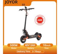 Trottinette électrique JOYOR S5 (ABE) pour adultes, moteur 500W, batterie 48V13AH, trottinette électrique pour trajets urbains, pneus de 10 pouces JOYOR S5（ABE）
