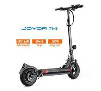 Trottinette électrique JOYOR Y6-S 48V 18Ah 500W, autonomie de 60 km, pliable et légère, frein à disque
