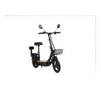 Trottinette électrique Kukirin C1 Pro noire 14". 500 W 26 Ah, vitesse 45 km/h, autonomie 100 km, équipée de pneus 14 pouces, panier de rangement, siège arrière, rétroviseur, charge rapide.Vitesse maxi