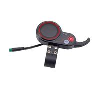 Trottinette électrique LCD Instrument - Commande de l'accélérateur en plastique - Unité d'affichage TF-100 à 5 broches - Avec interrupteur d'alimentation et accélérateur de crochet à doigt - Contrôle