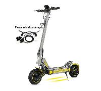 Trottinette électrique M41 TANK Dual 1000W, autonomie 50 km, roues 10 , suspension, freins à disque, écran intégré, pliable, jaune