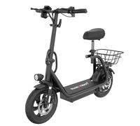 Trottinette Électrique M5 | Moteur 500W | Batterie 48V 7.8Ah | Pneus 12 Pouces | Vitesse Max 25 km/h | Autonomie 40 km | Noir