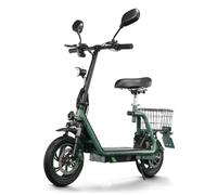 Trottinette Électrique M5 PRO-E | Moteur 500W | Batterie 48V 13Ah | Pneus 12 Pouces | Vitesse Max 40 km/h | Autonomie 30 km | Vert