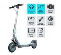 Trottinette électrique Motus Scooty 8.5 NeoLite, autonomie 19 km, 250W, 36V, 6Ah