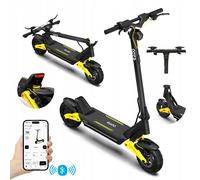 Trottinette électrique OOTD S10, 10 pouces, connexion Bluetooth, application, 1400W, 48V, 20AH, vitesse maximale de 55 km/h, autonomie de 70 km, trottinette électrique légère, double suspension