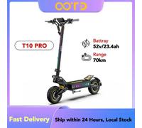 Trottinette électrique OOTD T10 PRO pour adultes, 1300W*2, double moteur, 52V23.4AH, vitesse 65KM/h, autonomie 70KM, 11'' tout-terrain, sac à dos offert T10 PRO