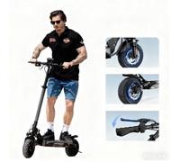 Trottinette Électrique Pliable 10'' iscooter W9, Autonomie 35-45km Trottinette, Batterie 48V 14Ah, Moteur 1000W