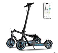 Trottinette électrique Pliable 500W-36V 10,5Ah-40km/h-Trottinette Électrique adulte tout terrain 10""-30km-150kg-3 vitesses-Bleu