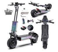 TROTTINETTE ELECTRIQUE，Pliable，APEFOX T90，6000W Double Moteur，60V，31.2AH，85km/h， Pneus tout-terrain 13""，Autonomie 100km，Hydraulique