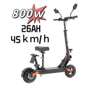 Trottinette Electrique Pliable Avec siège, JOYOR S8E，10"" ， 800W，1248WH，Autonomie 80KM，45KMH，Freinage électronique，Double amortisseur
